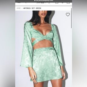 Princess Polly Antonia Set - Green